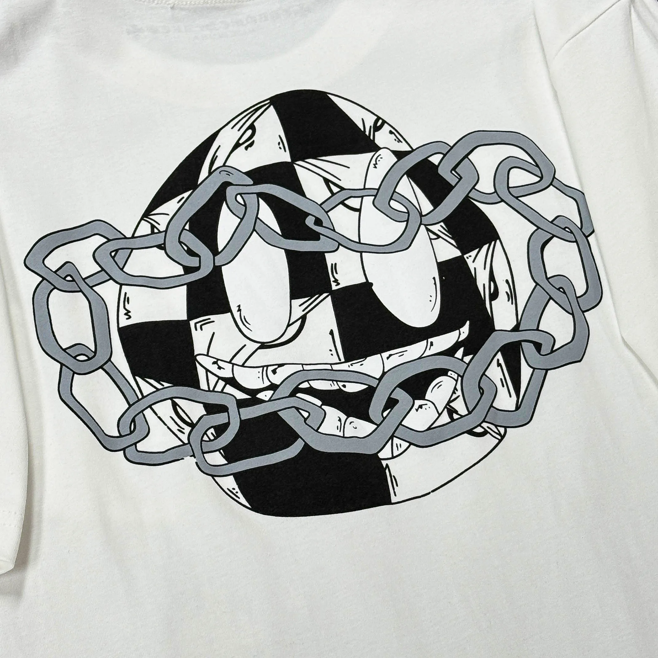 P180 Chrome Hearts 25 high version fabrics made of 300g high-density cotton, no deformation, no shrinkage, complete with three labels, same style for men and women, process: sleeve embroidery + digital printing, color: white, black, fluorescent green, SIZE: S-XL